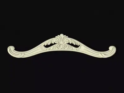 Central decor ornament for furniture 3D model 603