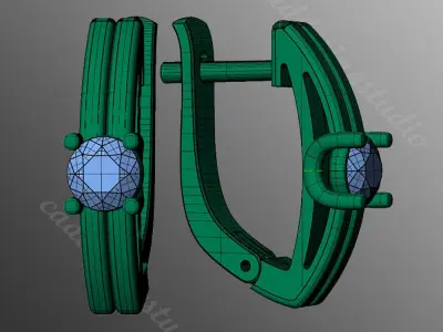 Earrings od103 3D print model