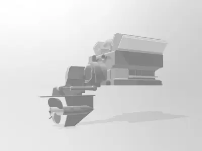 INBOARD ENGINE FOR YACHT OR BOAT 3D print model