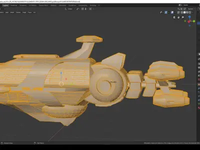 Spaceship POLARIS Free 3D model