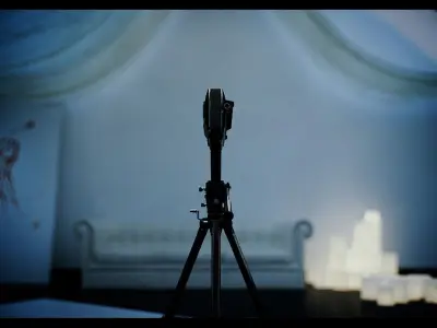 Vault Cloth - TimeLapse Scene - The Third and The Seventh  3D model