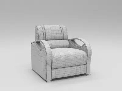 Modern luxury sofa 3D model