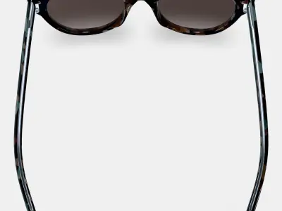 Tilley Sunglasses in Smoky Pearl Tortoise 3D model