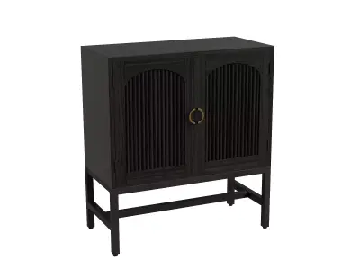 Black Symphony Accent Cabinet Low-poly 3D model