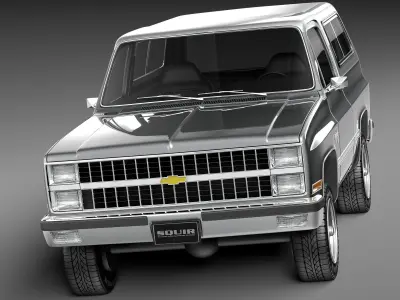 Chevrolet Blazer K5 1981-1987 3D model