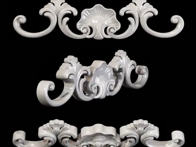 Classic carved 085 3D model