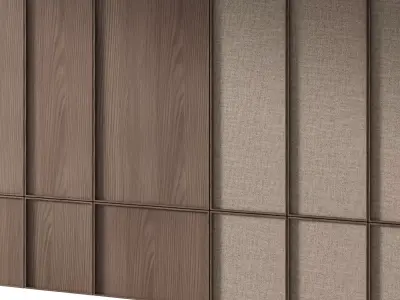 Decorative V76 Wall Panels 3D model