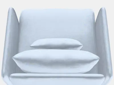 SODERHAMN Armchair 3 Low-poly 3D model