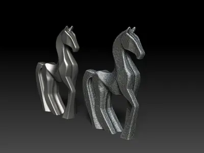 Horse Decorative Statue M64 3D print model
