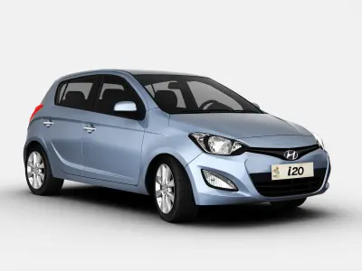 Hyundai i20 2013 3D model