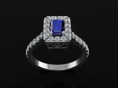 Women Ring 37 3D print model