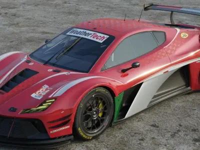 Ferrari 260GTB GT3 Concept car 3D model