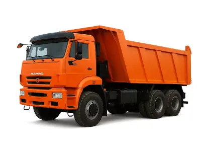 Truck 3D model - Rigged and Textured