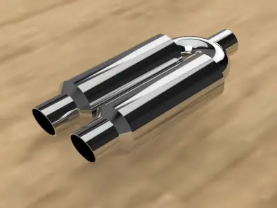 1to10 RC Exhaust Set  -  3D print model with all Files 3D print model