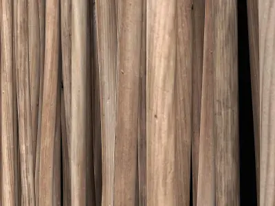 Planter fundament concrete thick branch n3 3D model