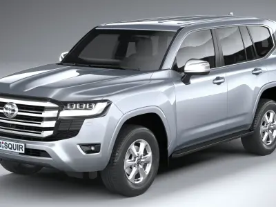 Toyota Land Cruiser GX 2022 3D model