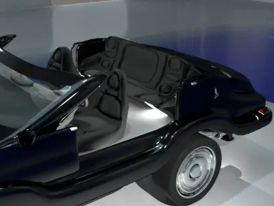 fantasy muscle car 3D model