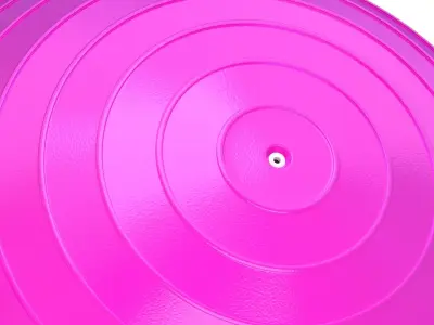 Yoga Ball Pink 3D model