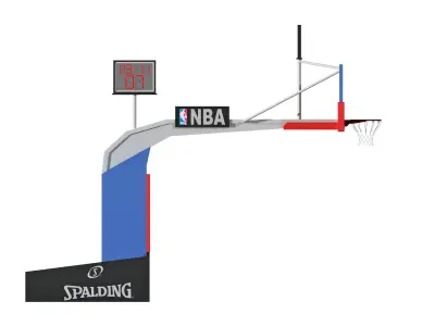 basketball court 3D model