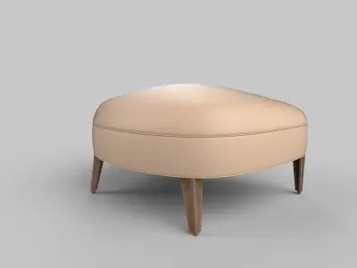 footrest Low-poly 3D model