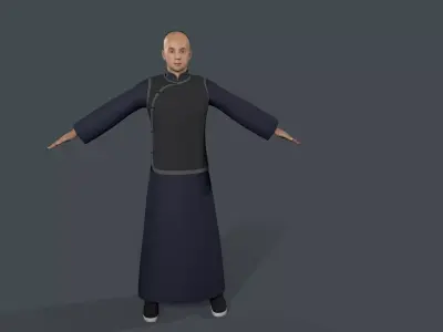 farmer avatar Low-poly 3D model