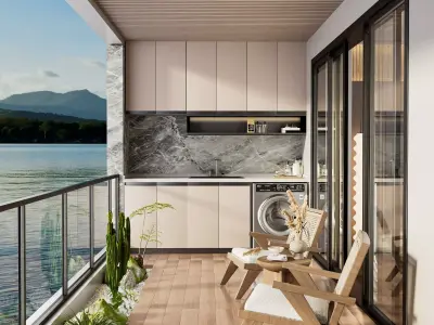 Interior Scene for Cinema 4D and Redshift Render 3D model