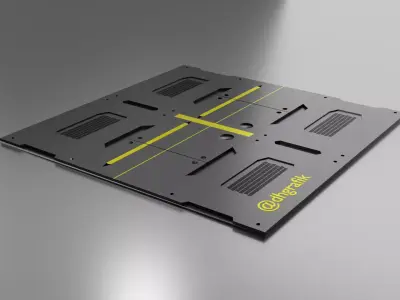 SCI-FI FLOOR PANEL Free 3D model