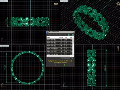 Arabic Tire Ring 3D print model