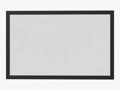 Wooden Frame Mockup 02 3D model