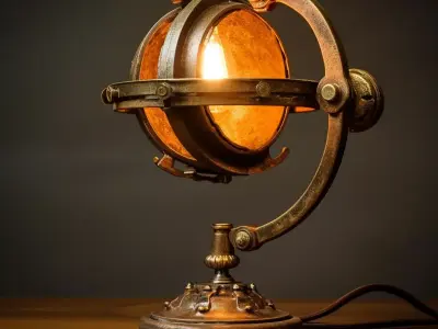 luxury lamps 3D Model 3D print model