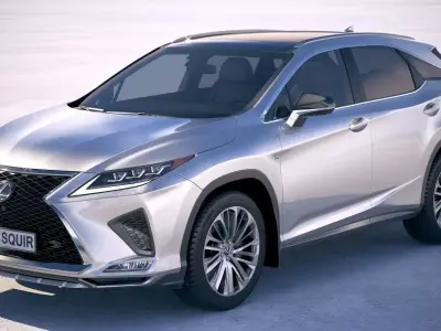 Lexus RX F sport 2020 3D model