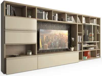 Contemporary TV Furniture 03 3D model