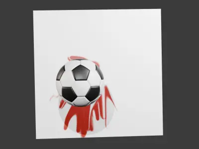 Soccer Ball 3D model 34
