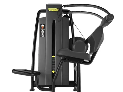 Gym Abdominal Crunch Equipment 3D model