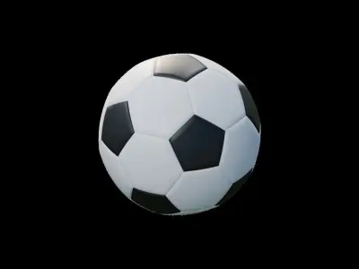 3D FOOTBALL BALL 3D model