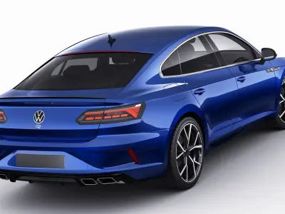 Volkswagen Arteon R and Elegance 2021 3D model
