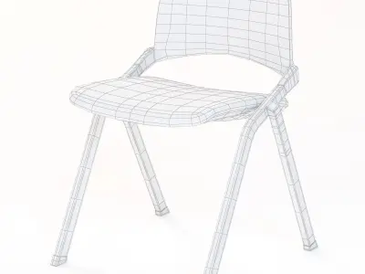 LAKENDO SOFT Stackable folding chair by Diemmebi 3D model