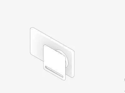 Wall Mixer Tap - Luxury - Style Low-poly 3D model