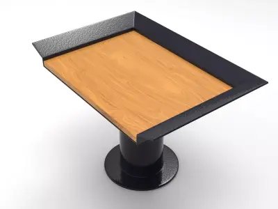 Rigga Stool Low-poly 3D model