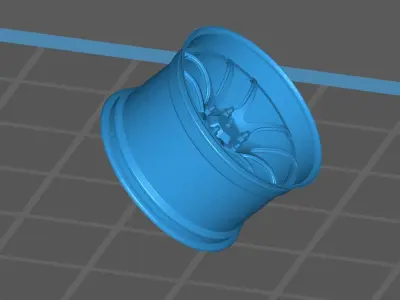 Konig Wheels 1-24 Scale  18 inch        1-10 1-18 ADJUSTABLE 3D model