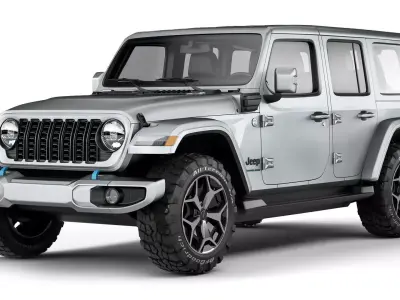 Jeep Wrangler 4xe 2024 3D model