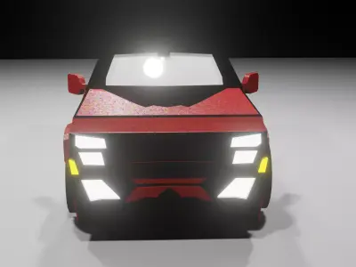 7 seater chamesku car 3D model