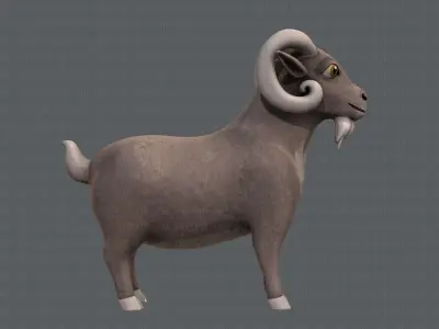 Sheep V01 Low-poly 3D model
