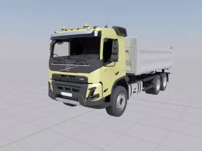 Camion benne VOLVO FMX 2020 500 euro 6 6X4  3D model