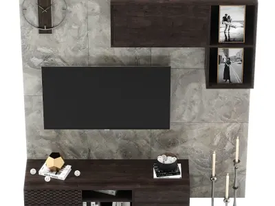 Living room set 03 3D model