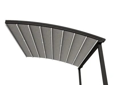 Motorized Pergola 2 oil rubbed bronze 3D model