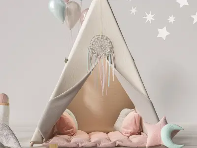 Toys and furniture 3D model