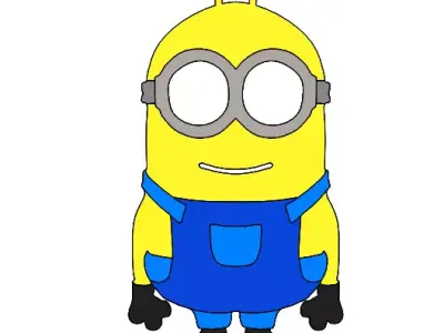 Minion Key Tag 3D print model