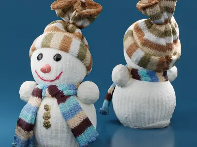 Snowman 3D model get