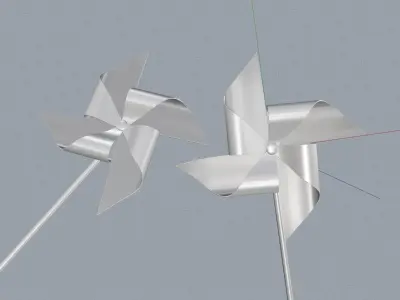 A Pinwheel 3D print model